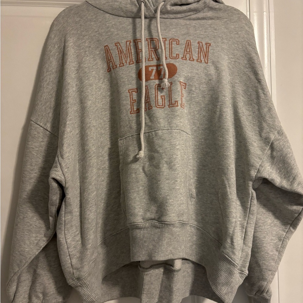 American Eagle Light Gray Sweatshirt